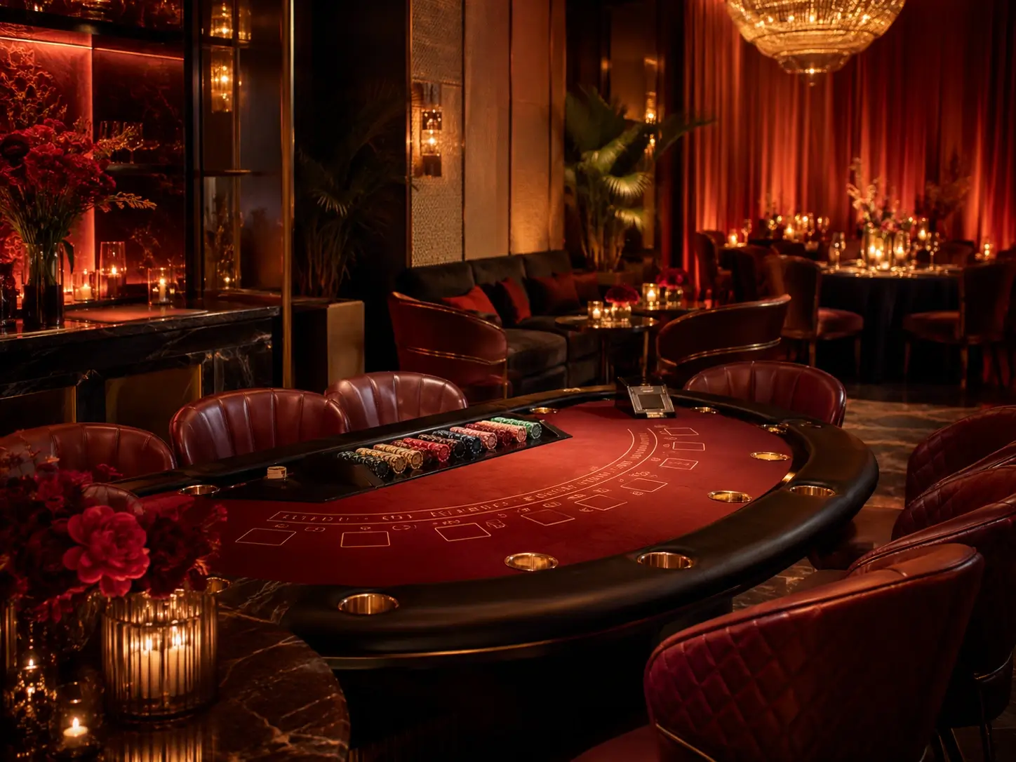 Casino Night Experience w eleganckim wnętrzu